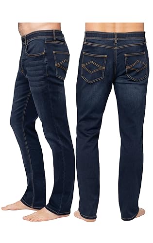 PajamaJeans Mens Pull On Jeans - Elastic Waist Pants Men - Pajama Jeans Denim Slim Straight Sweatpant Jeans Men Pull Up Jeans2