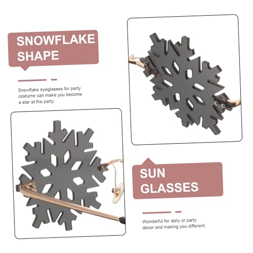Lunettes flocon de neige sans monture idéales pour vos festivals et fêtes - 7