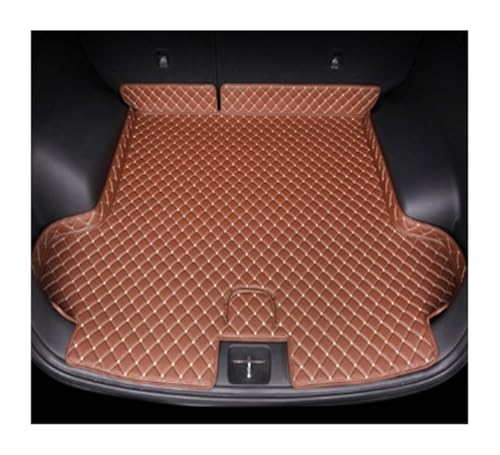 Tapis de protection de coffre Hyundai Tucson en cuir de luxe finition Brown 1