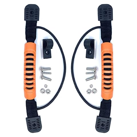 MOPHOEXII Kayak Carry Handles, Canoe Boat Side Mount Carry Handles with Screws for Ocean Kayak Emotion Kayaks Luggage Outdoor Sport Canoe Boat Kayak (Orange 2 Pack) Cover