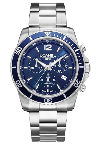Dal 1888, Roamer Swiss Watches produce orologi di alta qualità. Il marchio è rinomato per la sua superiore maestria e meticolosità. Gli orologi Roamer Swiss Watches sono pensati per essere sia alla moda che pratici, il che li rende ideali per chi apprezza qualità e stile.