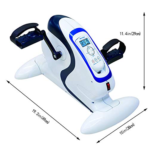Pedal portátil eléctrico para ejercicio y rehabilitación miniatura 2