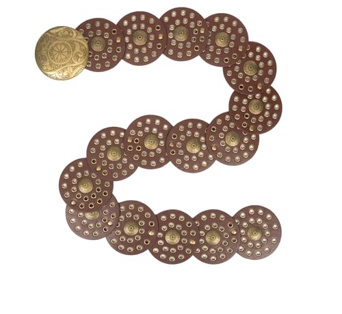 Wide-Disc-Western-Belt-Womens Vintage Rivet Belts Concho-Punk Boho-Hollow-Waist-Belt for Dress Jeans3