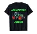 Agricoltore Junior Contadino Agricoltura Trattore Bambino Maglietta