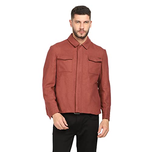 Image of Blackberrys Men's Solid A-Line Coat