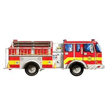 Misc. Melissa & Doug Giant Fire Engine Floor Puzzle - 24 Pieces Book