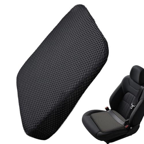 Coussin de siège de voiture pour hauteur – Coussin de soutien des hanches, rehausseur de siège de voiture adulte | pour soulager la fatigue du coccyx pour...
