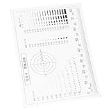 SHINEOFI Jauge de Centrage Transparente en Film pour Cartes Règle de Mesure Précise des ...
