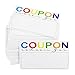 RXBC2011 Coupon Cards Pack of 100 for Business Blank Coupons Gift Certificates Vouchers