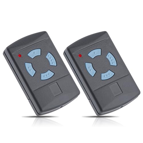 AKVF Telecommande Portail Compatible avec Hormann HSM4-868 HSE2-868 HS4-868 pour Hormann Tubauto Boutons Bleus 868,3MHz Télécommande Porte Garage, Lot de 2