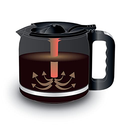 Cafeteira Filtro Digital Arno New Element com 1,8L Tubo misturador e Funções Programáveis CFNE 220v