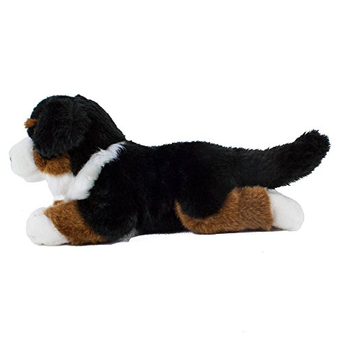 Teddys Rothenburg Kuscheltier Berner Sennen 30 cm liegend braun/schwarz/weiß Plüschhund Plüschbernersennen – Bild 3