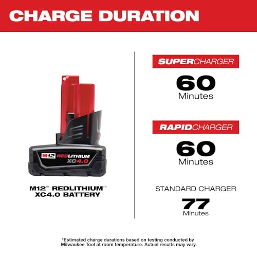 Milwaukee M12 12-Volt Lithium-Ion XC Extended Capacity 4.0 Ah Battery Pack (2-Pack) - image 4