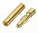 10 Paar (20 Stück) 4mm 4 mm 4.0mm 4,0mm Goldkontaktstecker Steckverbinder Goldstecker Stecker Buchse inkl. Polyolefine Schrumpfschlauch für Lipo Akku ESC von Mr.Stecker Modellbau®