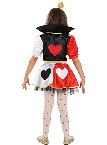 Funidelia | Disfraz de Reina de corazones para niña ▶ Alicia en el País de las maravillas - Disfraz para niños y divertidos accesorios para Fiestas, Carnaval y Halloween - Rojo 4 Funidelia | Disfraz de Reina de corazones para niña ▶ Alicia en el País de las maravillas - Disfraz para niños y divertidos accesorios para Fiestas, Carnaval y Halloween - Rojo - Imagen 5