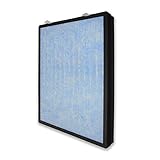 PUREBURG HSP002 Replacement Filter Compatible with Hathaspace HSP002 Smart True 2.0 Air Purifier,1-Pack H13 HEPA Activated Carbon 3-Stage Filtration Air Clean Dust VOCs Odor