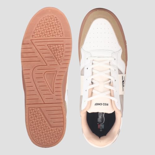 Image of Red Chief Men's Sneaker | Low Ankle Lace-Up Mesh & PU Shoe (C6019)