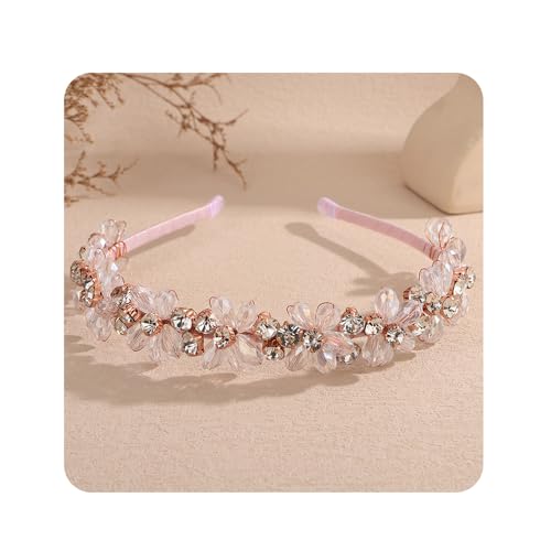 Corona para la cabeza con cristales Xerling estilo joyería