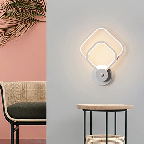 LED ブラケットライト おしゃれ 玄関ライト LED壁灯 寝室ライト 壁付け照明 ポーチライト ウォールライト 壁掛けライト 装飾用ライト 北欧 ベッドサイドライト 照明器具 壁掛け照明 廊下 寝室 階段 居間 室内 11W (ホワイト,電球色)