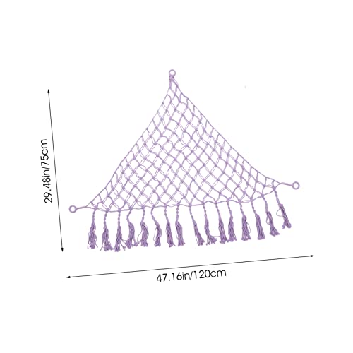 HOMSFOU 3 Conjuntos De Boneca De Pelúcia Roxa Brinquedos De Animais De Quarto Para Crianças E Rede S