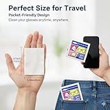 Glasses Cleaner Wipes 300 Individually Wrapped - Streak-Free Lens Wipes for Eyeglasses, Screens & Optical Devices - Image 6