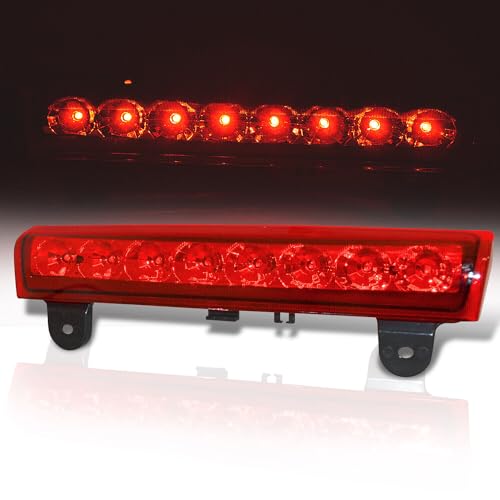 hawkrise LED Third Tail Brake Light [Compatible with 00-06 Suburban 1500 2500 / Tahoe / 00-06 Yukon & XL 1500 2500] (Red)