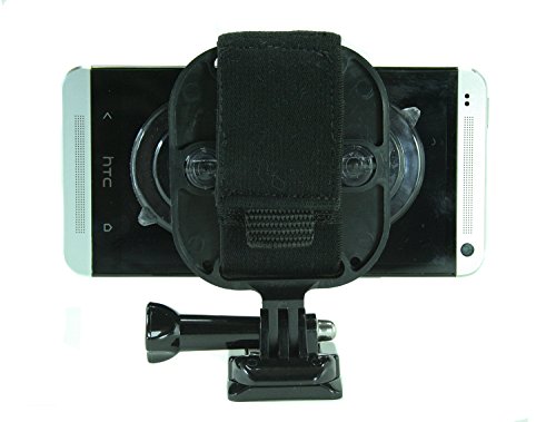 Action Mount Helmet Mounts (Flat & Curved) Adapter For Smartphone , Operable With Any Smartphone. Strongest Hold On The Market. Easy To Use! #TOP5