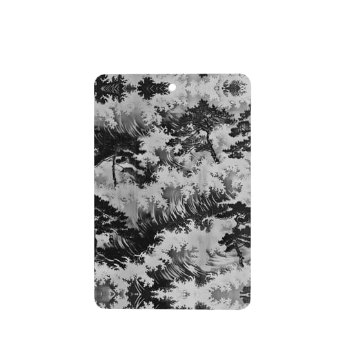 Phayah Albero nelle onde modello lavanda profumo auto deodorante rettangolare carta appeso appeso carta profumata 6 pezzi per auto armadio cassetto