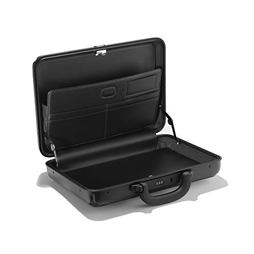 Zero Halliburton Edge Lightweight Polycarbonate Attaché (Black, Small Attaché) #TOP3