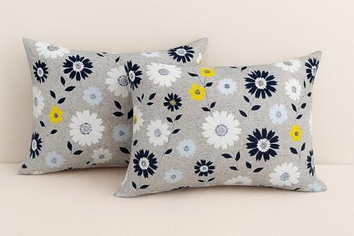 Image of 3D Printed 144 Tc Microfiber Double Bedsheet with 2 King Size Pillow Covers Breathable | Wrinklfree | Summer | Topsheet (90 x 90 Inches) (Gray)