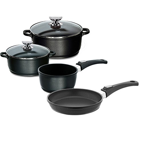 Batería de cocina 4 tlg, 3 T ' fresa Vario Click Induction + sartén 24 cm de Berndes