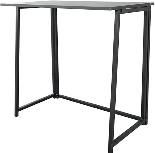 Miniatura 4 de Escritorio plegable pequeño para computadora para espacios pequeños de 31.5 pulgadas, escritorio de computadora que ahorra espacio, mesa plegable