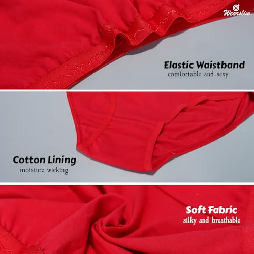Image of Wearslim Premium Women Soft and Comfortable Women's Cotton Bikini No Show Panty | Ladies Invisible Breathable Briefs Soft Stretch Hipster Underwear