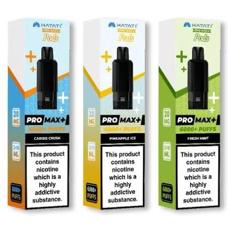 Hayati 6000 Pro Max Plus 6K Pods | Refillable Pods | Easy Installation | Pack of 1 (Red apple ice)