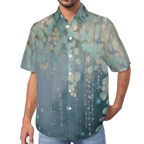 Camisa de plantas colgantes 3D ligera y transpirable para verano