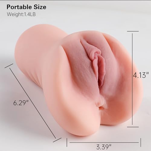 670g Realistic 2in1 Sex Doll Mens Sex Toys for Men Male Masturbation Toy Cup with 3D Vagina and Tight Anus Pocket Pussy Stroker Adult Toys Male Masturbator : Health & Household
