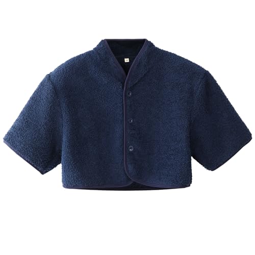 [Sumolux] 着る毛布 肩当て ポンチョ 肩掛け 就寝 レディース ルームウェア ショール 肩ウォーマー フリース ふわモコ 防寒対策 オフィス 部屋着 極暖 あったかケープ