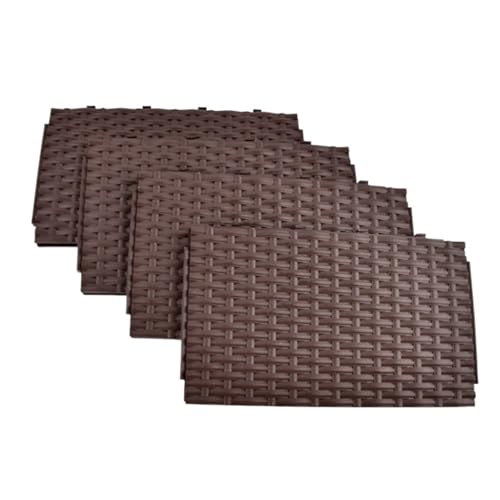 VMDVBNA Jardinera Elevada Caja de plantación Verduras Grande for balcón, Maceta Cuadrada Reutilizable ensamblada for Cultivo Flores, Equipo for Patio casa para Maceta(Side plate-4Pcs)