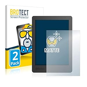 BROTECT 2x Antireflecterende Beschermfolie compatibel met Kobo Aura Edition 2 Anti-Glare Screen Protector, Mat…