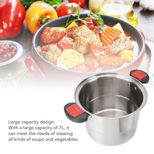 Olla a presión acero inoxidable 7 L Kikumi miniatura 3