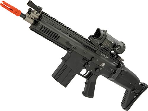 Evike Airsoft - FN Licensed Metal Scar-H AEG Airsoft Rifle by WE-Tech (Color: Black/CQB)
