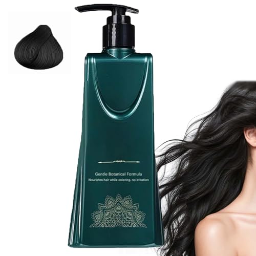 Set de Tinte para Cabello Natural Negro de Larga Duración