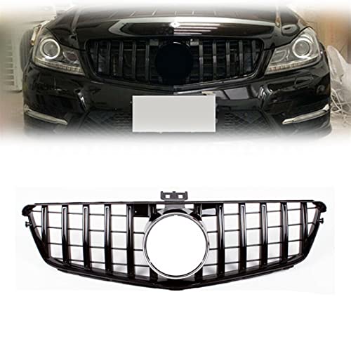 Grille de calandre avant W204 noire pour Benz Classe C C200 C250 C300