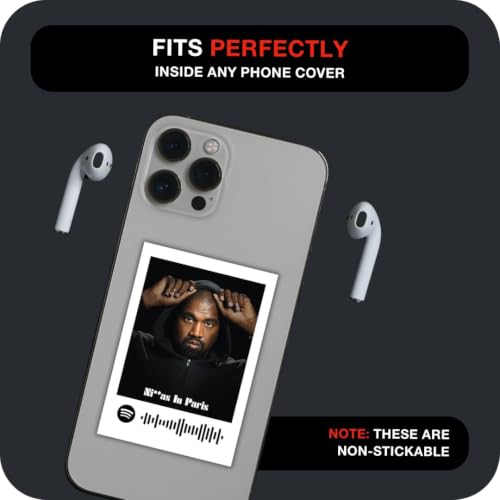 Image of Funk You Store Posters Cards Kit (Set of 15) | Anime Berserk Mini Posters Collage Kit Mini Poster Size (8 x 6 cm) Poster for Phone Accessories, Bedroom, Office, Living room, Dorm room (Kanye)