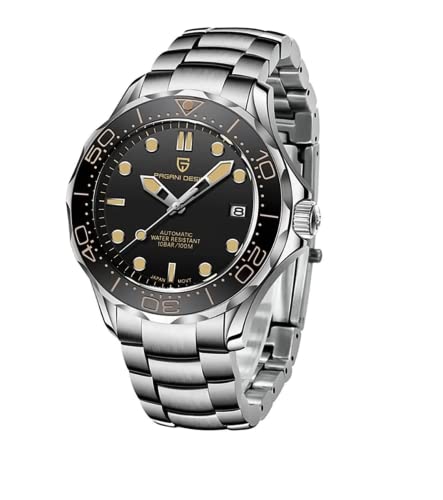Pagani Design PD-1667 40mm Mens Automatic Waterproof Mechanical Watch with (Japanese NH-35 Movement) 007 Seamaster Hommage (B09TVXBN6X) Amazon Price History, Amazon Price Tracker
