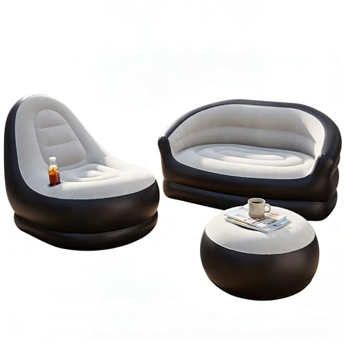 COSTWAY Conjunto Sofás Hinchables 1 Sof