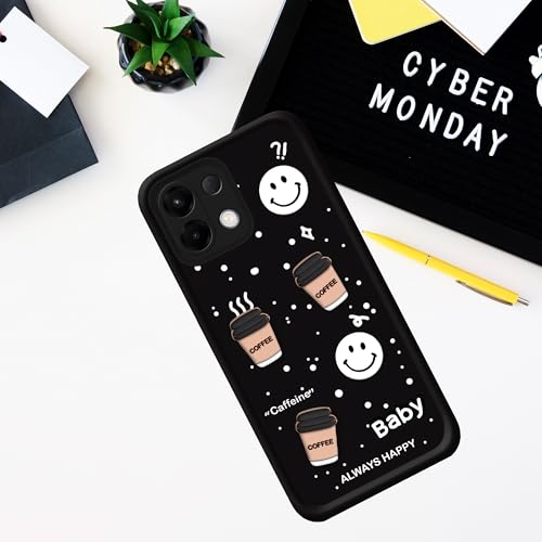 Image of amazon basics Back Case Cover Compatible for Oppo K13 5G | Cute Fun Cartoon 3D Ball | Coffee Silicone Case | Camera Protection | Body Protection | Shock Proof | Color Black