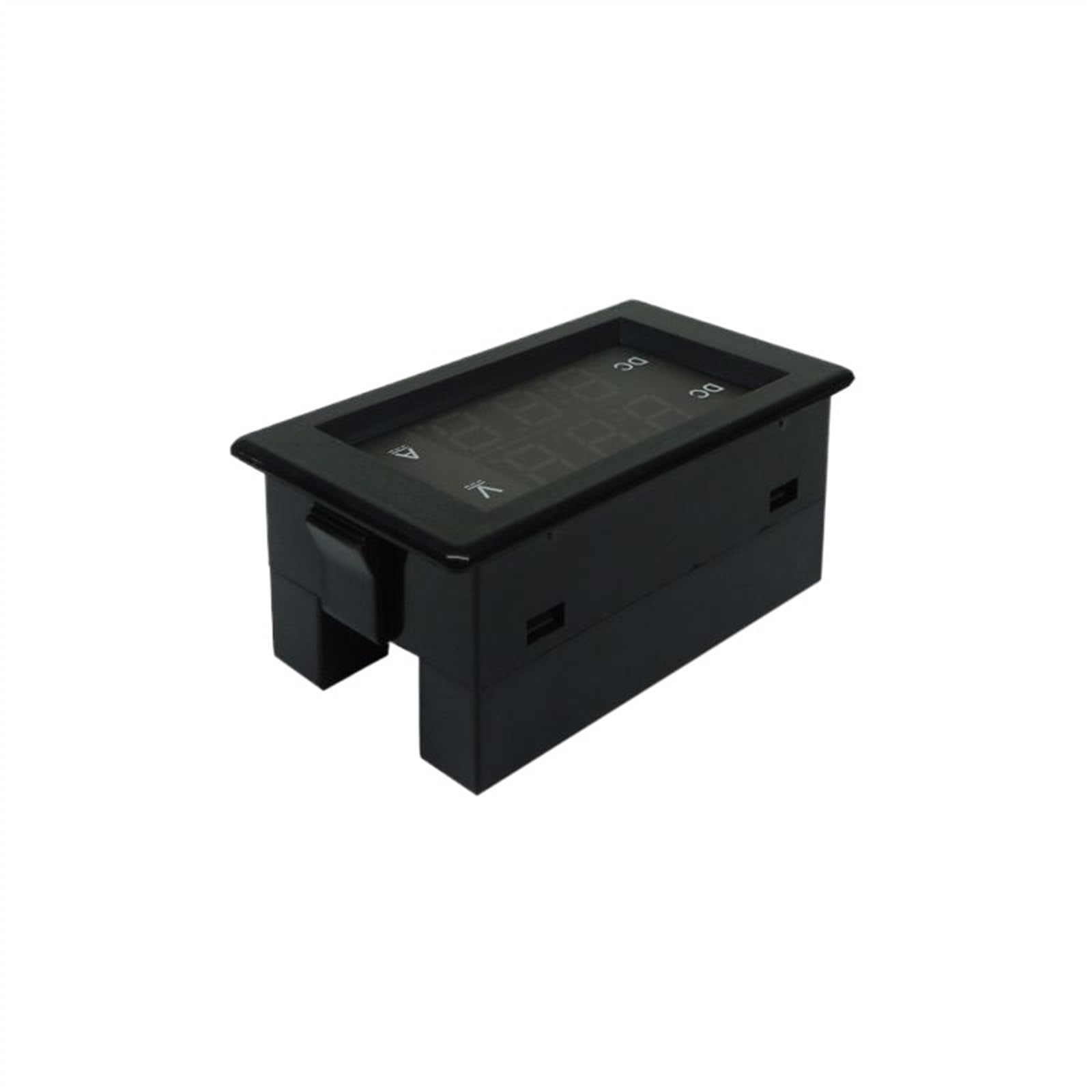 Dwuprzewodowy cyfrowy woltomierz DC, amperomierz, czujnik, napięcie DC 500 A, amperomierz, woltomierz, tester napięcia, 5-100 V(czarna osłona)