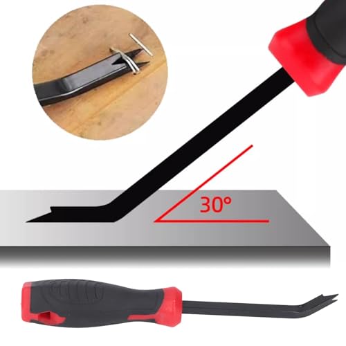 Heftklammerheber, Heftklammerentferner, Heftklammerzieher, Nagelzieher, Nagelzieher, Robustes Heftklammerentferner-Werkzeug für Teppich, Holz, Möbel, Heftklammerentferner