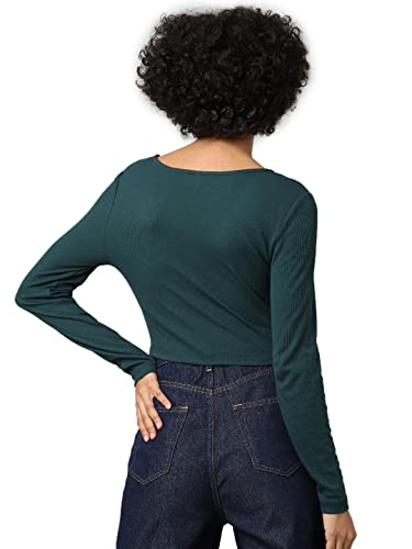 Image of ONLY Women's Polyester Blend Slim Fit Top